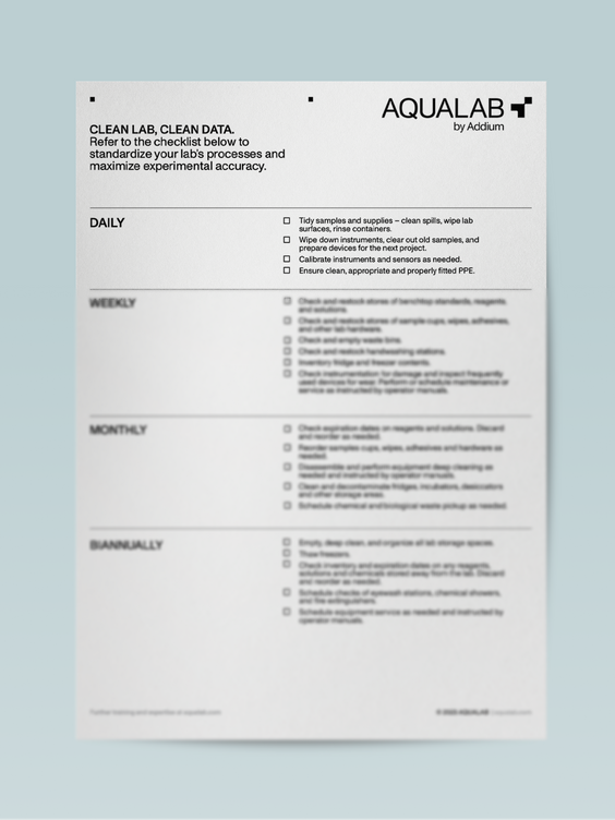 PDF Lab Cleaning AQUALAB